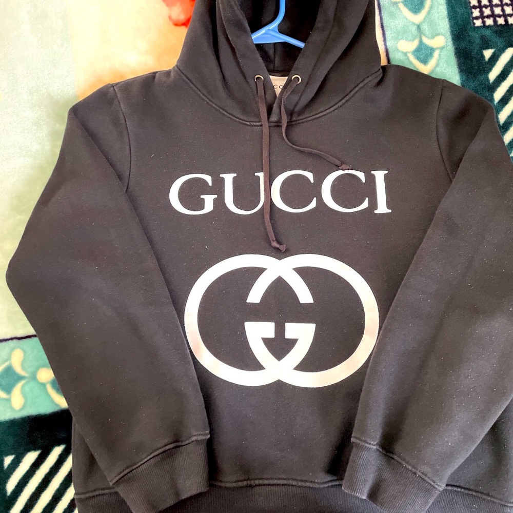 Worn Gucci hoodie